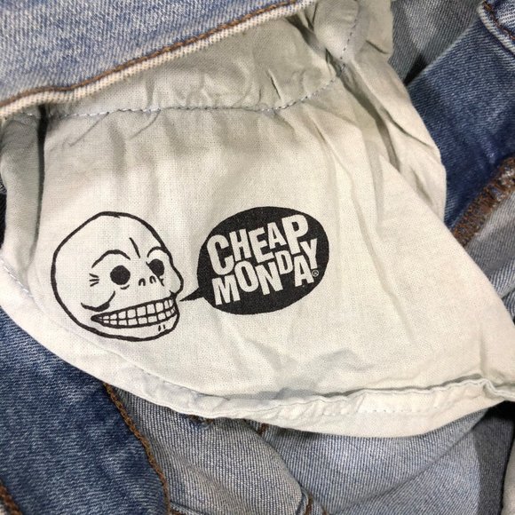 Men’s 'Cheap Monday' Slim Fit Blue Jeans, 34X32 - Picture 8 of 8